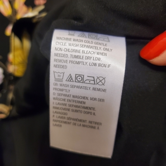 EC Susan Graver Floral Print Colorful Blazer Size 14, Preppy, casual - Picture 8 of 12